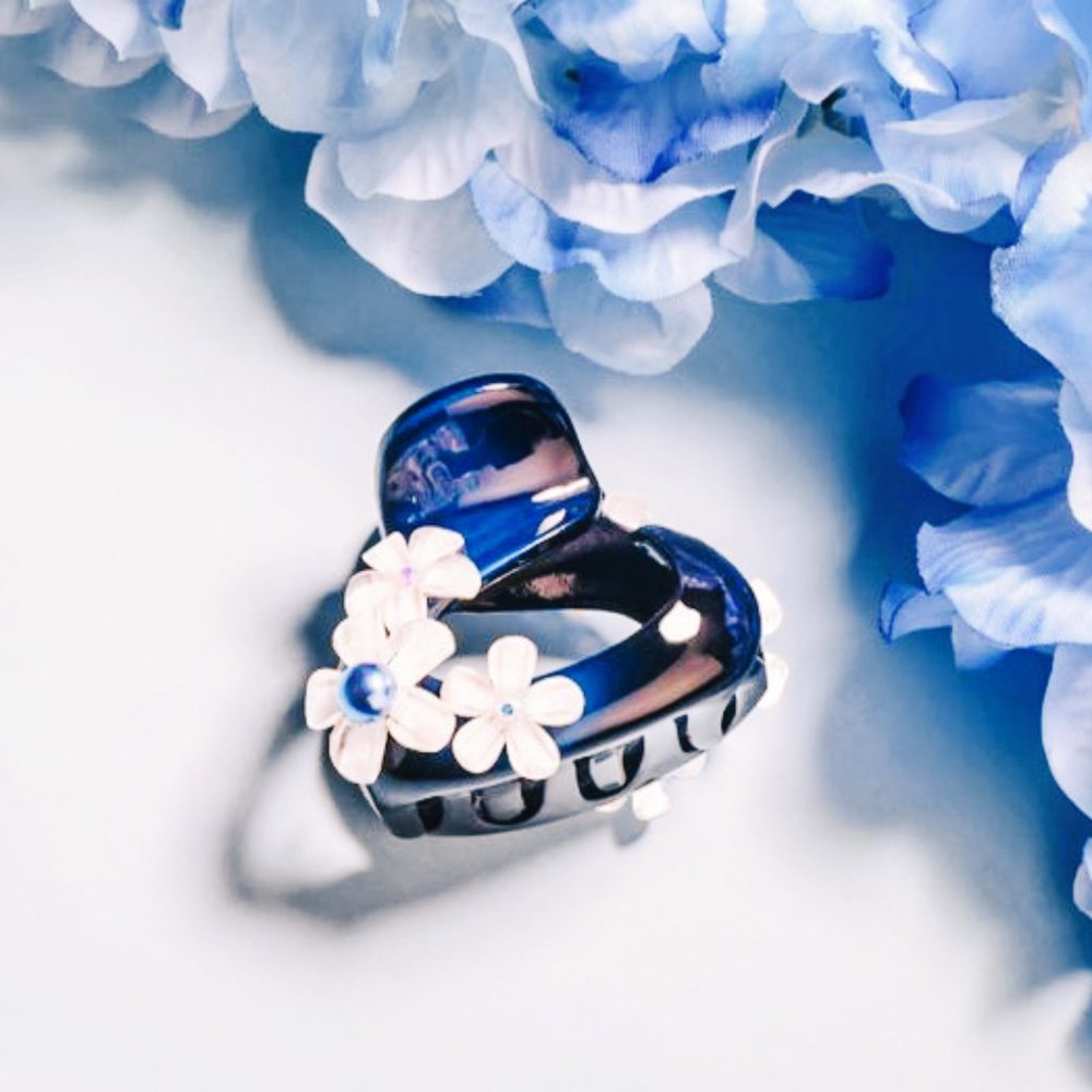 Something Blue Sapphaire Bue Small Hair Clip Claw